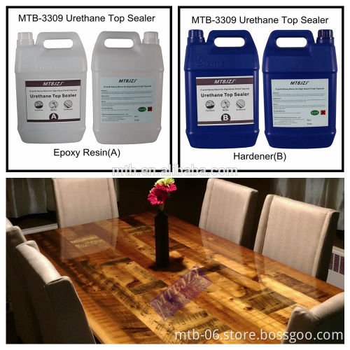 DIY Epoxy Resin Coffee Table Coating